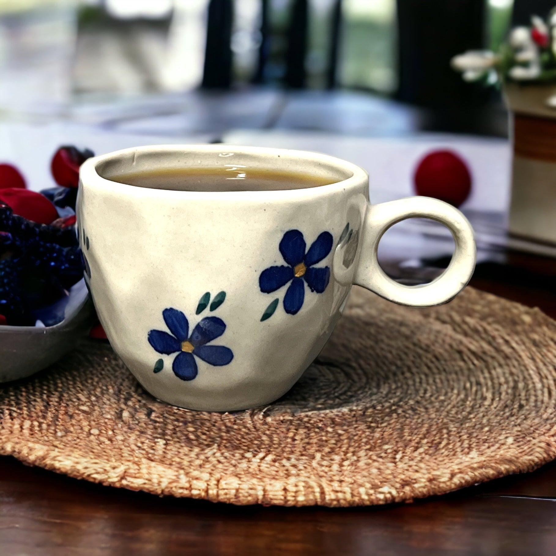 Premium Ceramic Sunflower Bloom Cup and Saucer Set