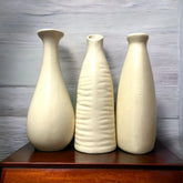 All White Bestselling Vase Combo(Set of 3)