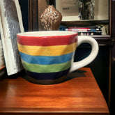 Rainbow Handpainted Mug