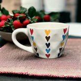 Multi Color Heart Mug
