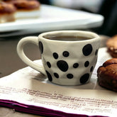 Big Black Polka Dot Mug