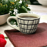 Stylish Grid Mug