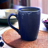 Minimalist Blue Plain Mug