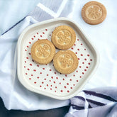 Red Polka Dot Dessert Plate