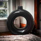 The Donut Vase - Black