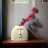Smiling - Textured Face Vase