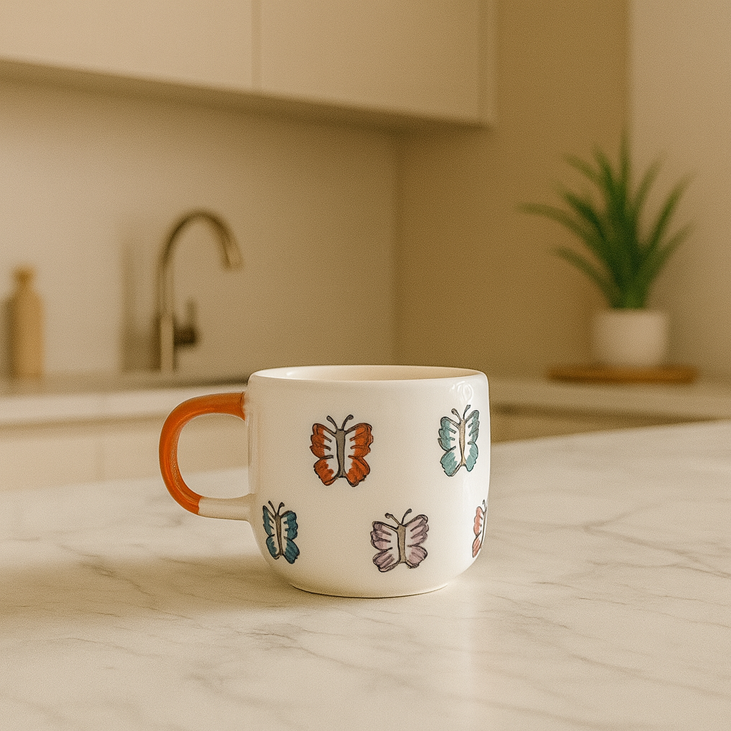 Happy Butterfly Mug