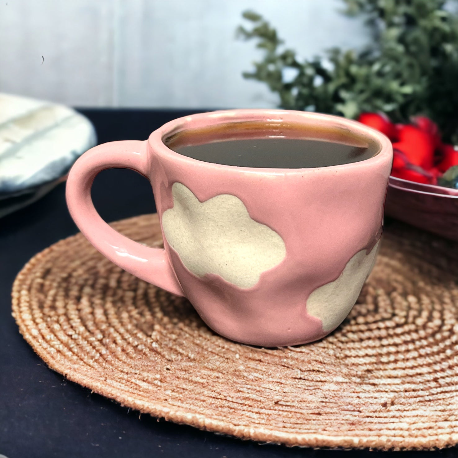 Blue And Pink Cloud Cup & Rainy Cloud Cup Set