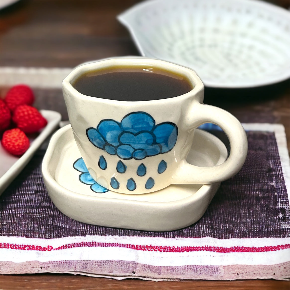 Rainy Cloud Cup Breakfast Set