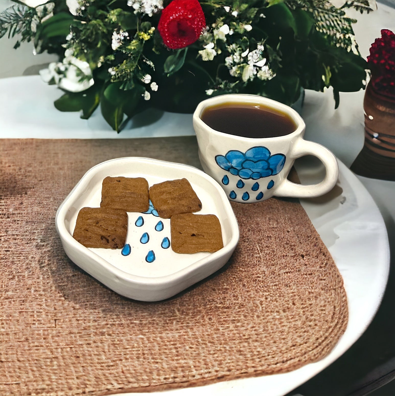 Rainy Cloud Cup Breakfast Set