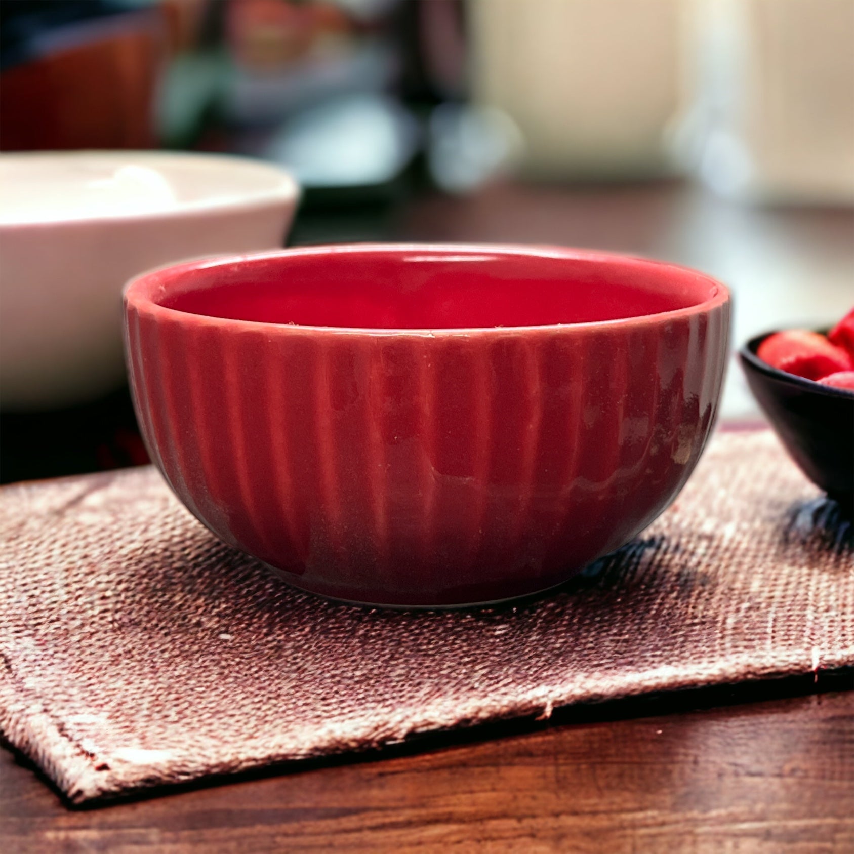 Red Spiky Bowl