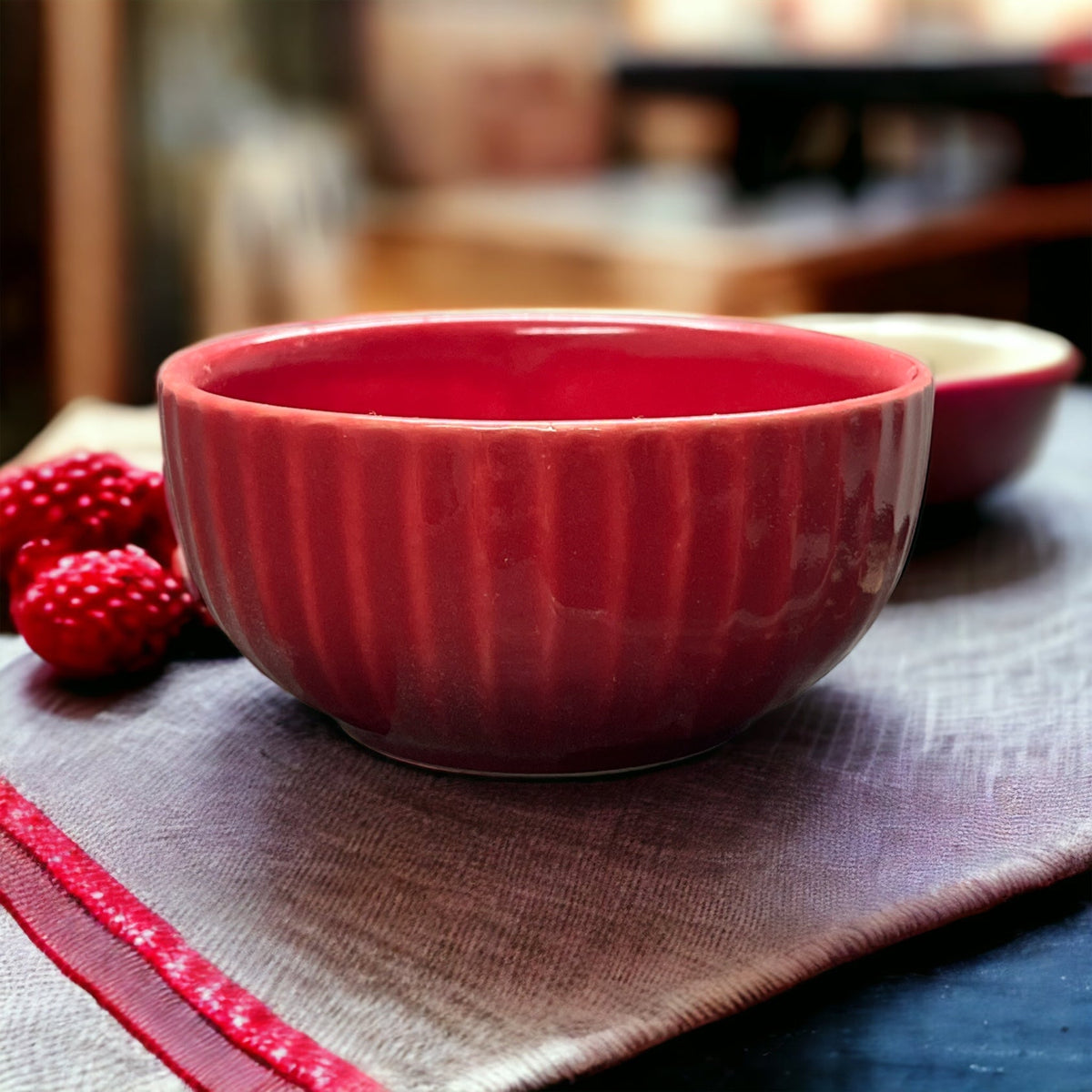 Red Spiky Bowl